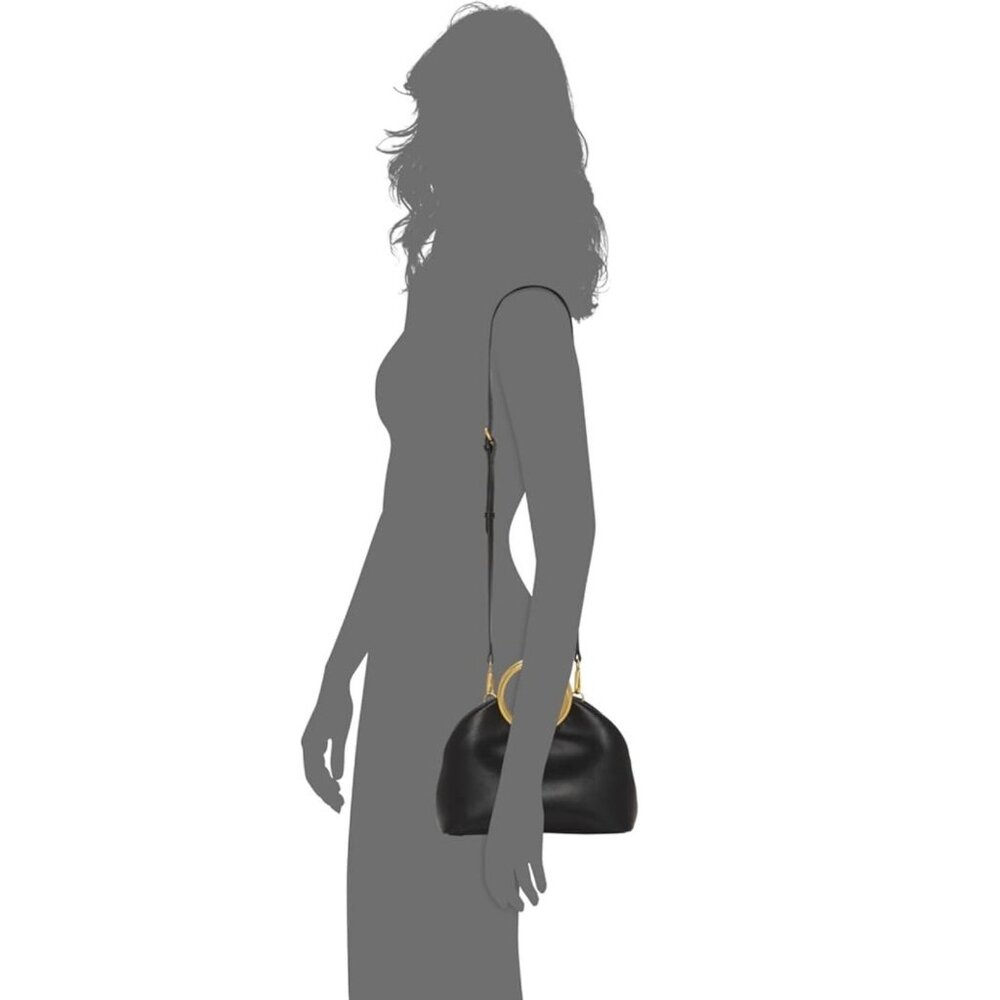 NWT! Vince Camuto Black Soft Hand Bag - Picture 7 of 8